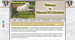 Desktop Screenshot of diamondmlabradors.com